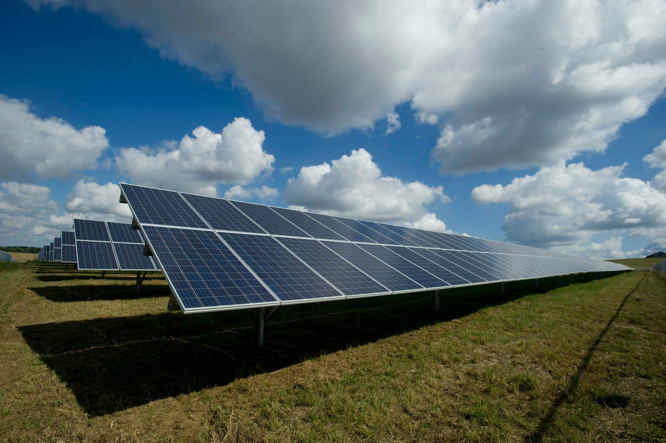 Solar farm powering business infrastructure